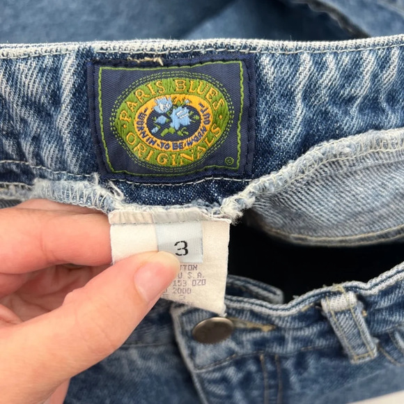 Vintage 90s Women's Paris‎ Blues Bootcut/Flare Jeans Blue Size 3 - Picture 5 of 9